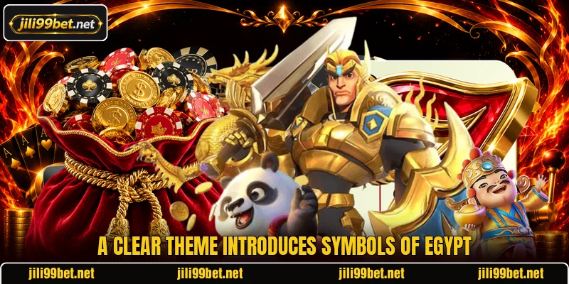 A clear theme introduces Symbols of Egypt A clear theme introduces Symbols of Egypt