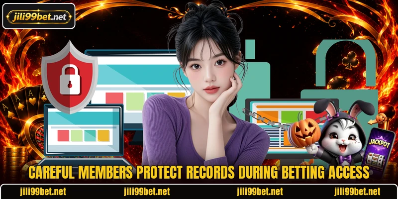 Careful members protect records during betting access