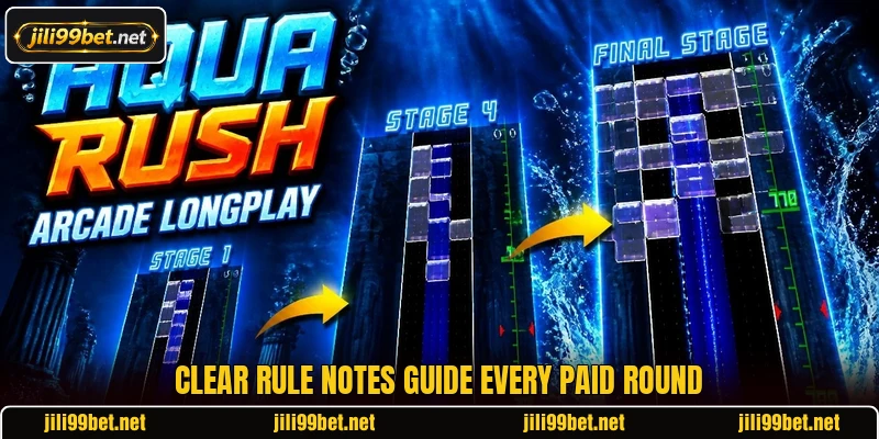 Clear rule notes guide every paid round Clear rule notes guide every paid round