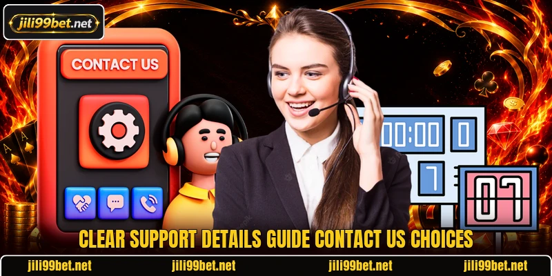 Clear support details guide contact us choices