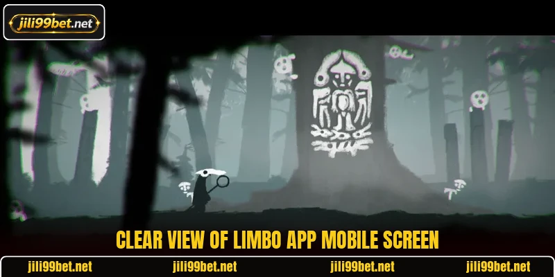 Clear view of Limbo app mobile screen Clear view of Limbo app mobile screen