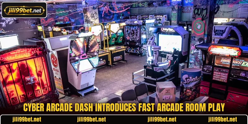 Cyber Arcade Dash introduces fast arcade room play Cyber Arcade Dash introduces fast arcade room play