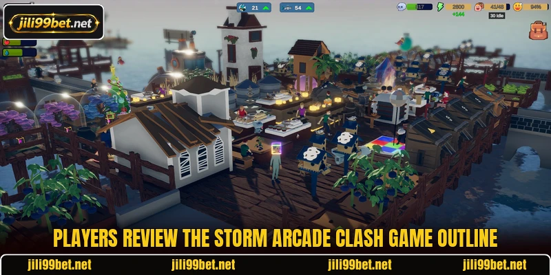 Players review the Storm Arcade Clash game outline Players review the Storm Arcade Clash game outline