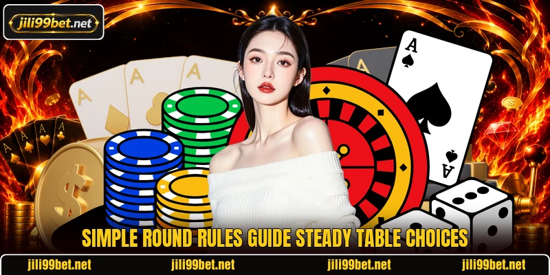Simple round rules guide steady table choices Simple round rules guide steady table choices